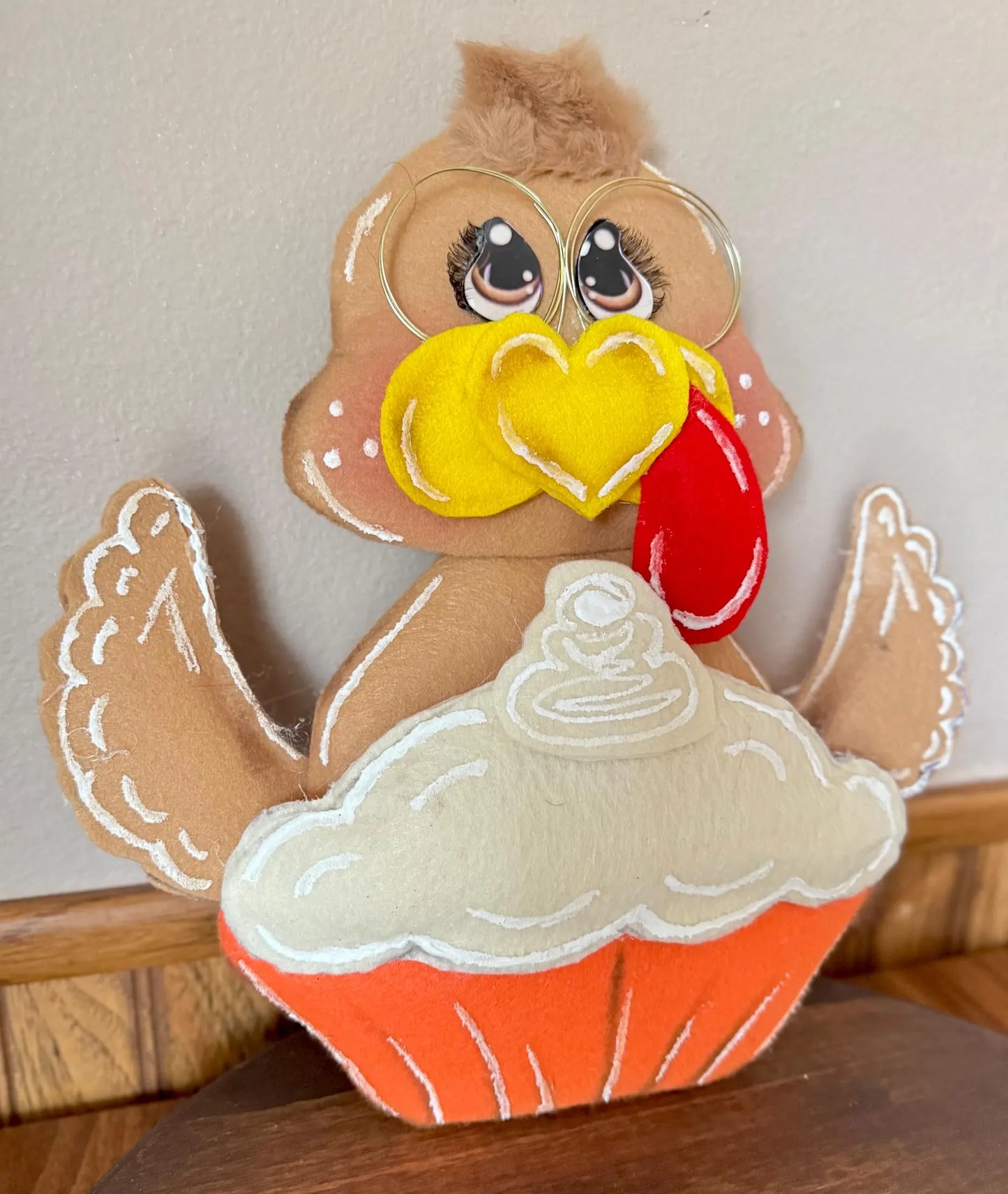 Turkey Wreath Attachment | Thanksgiving Wreath Embellishment