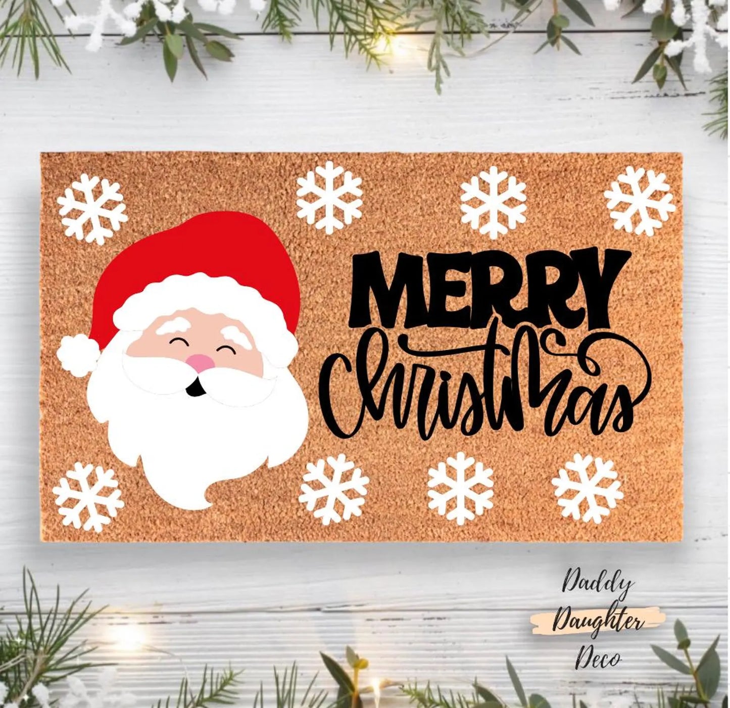 Merry Christmas Santa Doormat