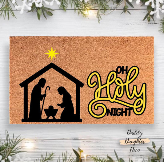 Oh Holy Night Doormat