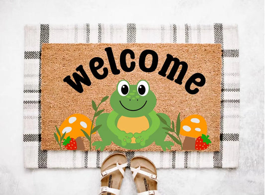 Frog Spring Doormat