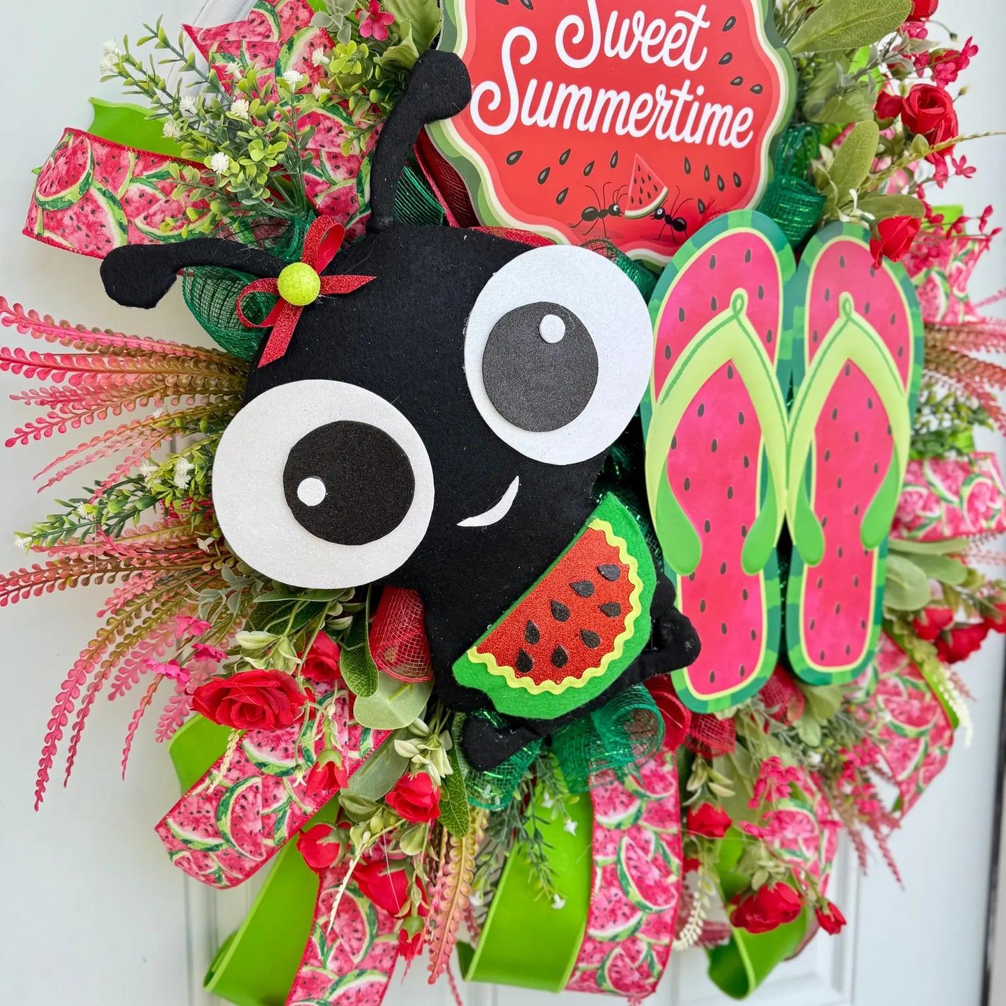 Summer Watermelon Ant Wreath