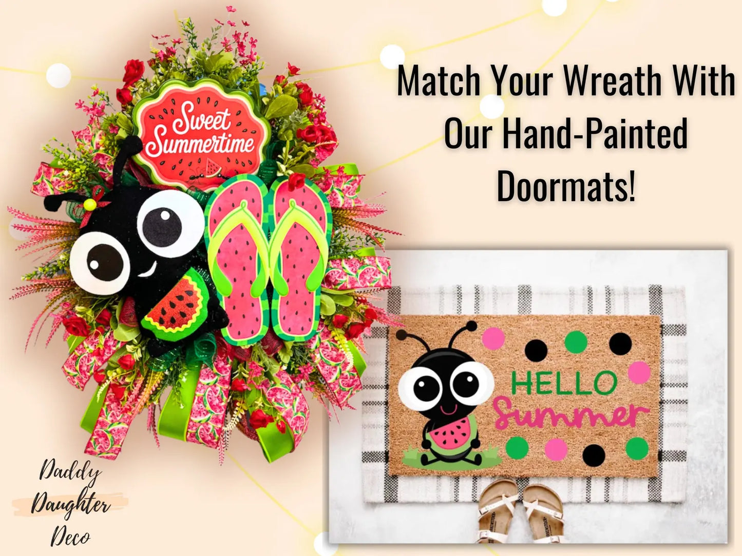 Summer Watermelon Ant Wreath