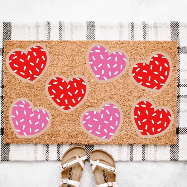Valentine’s Day Sugar Cookies Doormat
