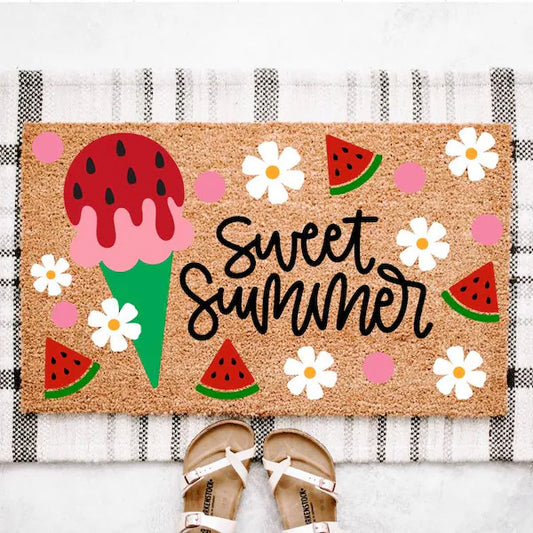 Sweet Summer Watermelon Doormat