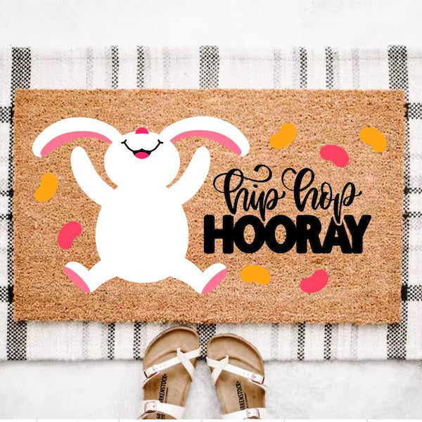 Bunny Easter Doormat