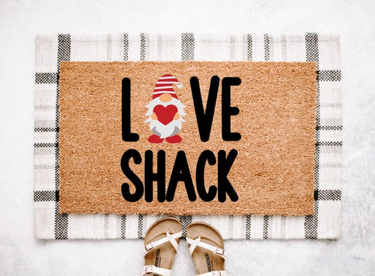 Love Shack Gnome Doormat