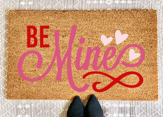 Be Mine Hearts Doormat