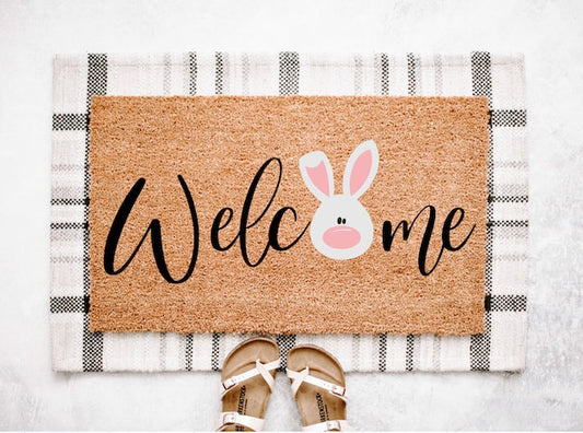 Bunny Welcome Mat
