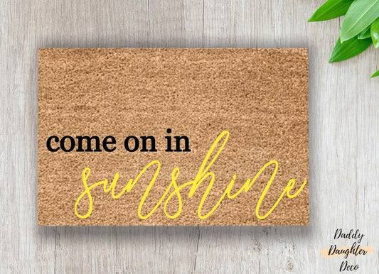 Come in In Sunshine Doormat