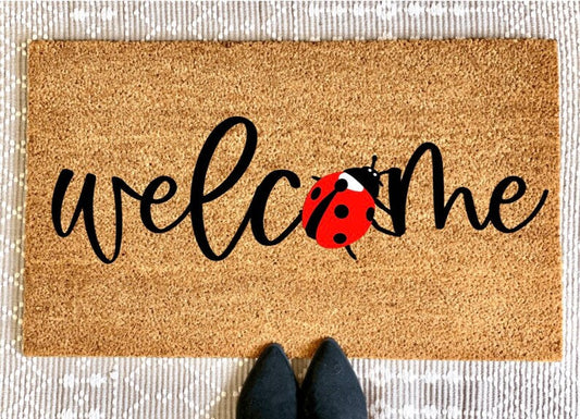 Copy of Welcome Ladybug Doormat