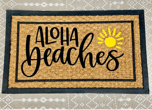 Aloha Sunshine Woven Doormat