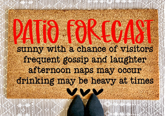 Patio Forecast Doormat