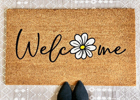 Welcome Daisy Doormat