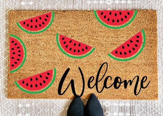 Watermelon Welcome Doormat