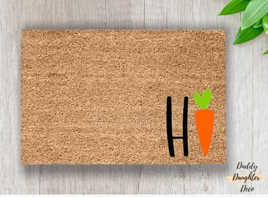 Carrot Easter Doormat