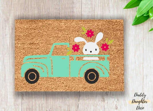 Easter Truck Doormat