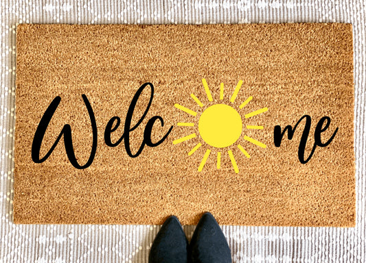 Welcome Sunshine Doormat