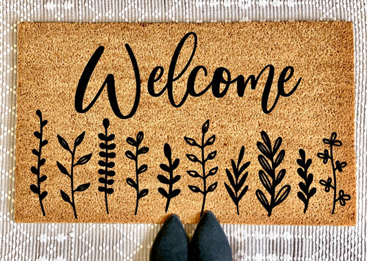 Wildflower Welcome Doormat