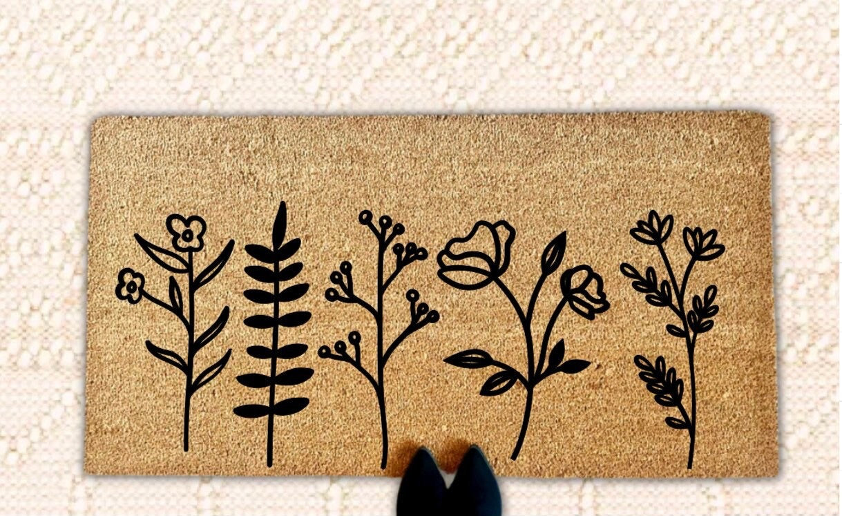 Wildflowers  - Double Door Doormat