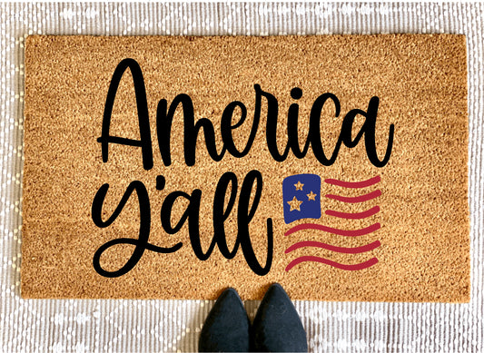 America Y’all Doormat