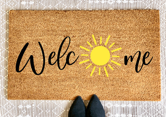 Welcome Sunshine Doormat