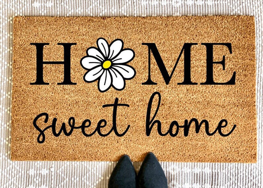 Home Sweet Home Daisy Doormat