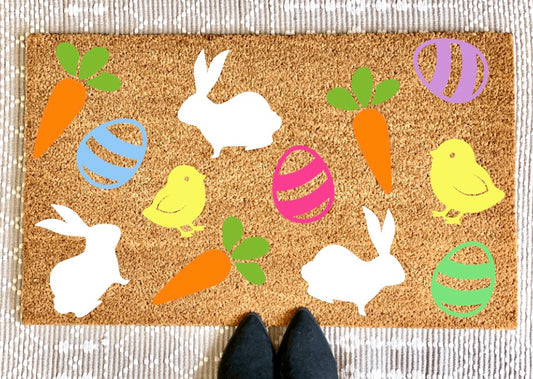 Easter Pattern Doormat