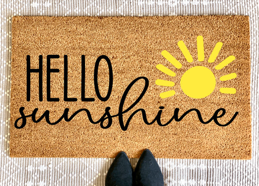 Hello Sunshine Doormat