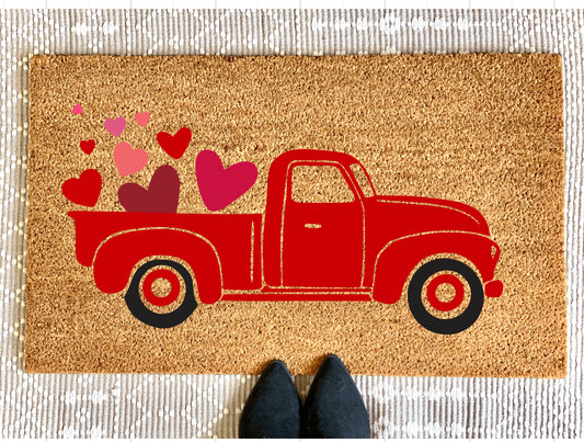 Red Truck Doormat