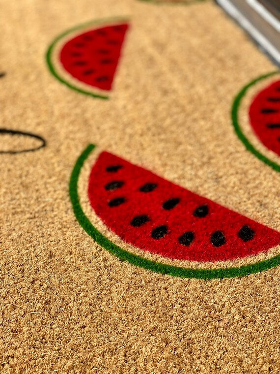 Watermelon Welcome Doormat