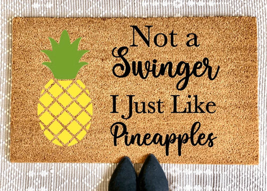 Funny Pineapple Doormat