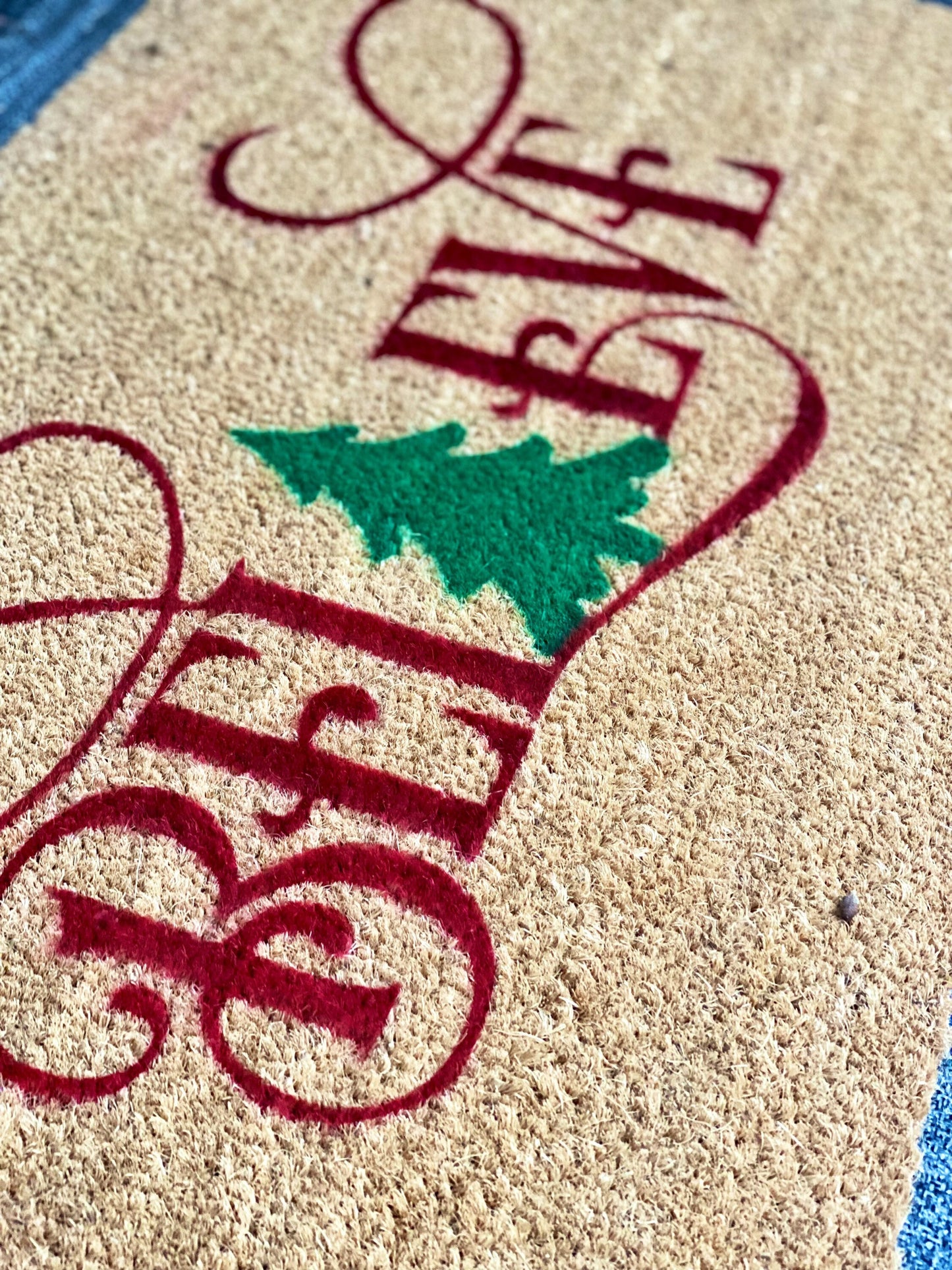 Believe Christmas Tree Doormat