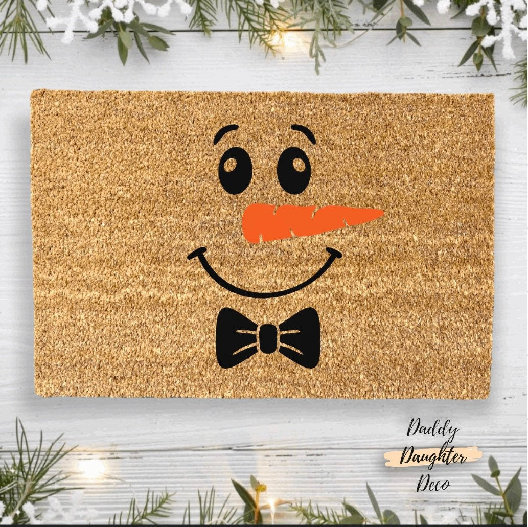 Snowman Winter Doormat