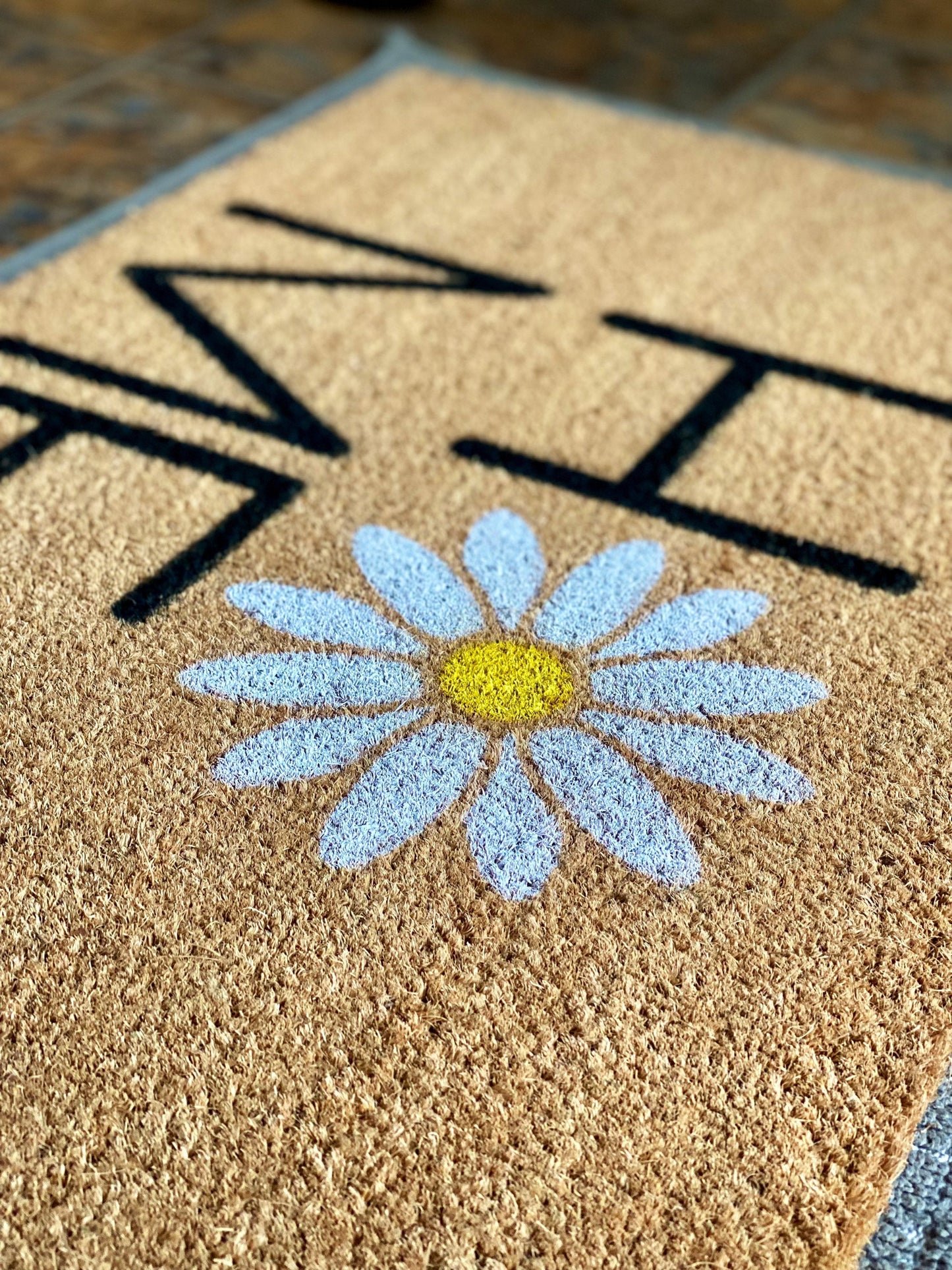 Daisy Doormat, Flower Doormat, Floral Door Mat, Spring Welcome Mats, Front  Door Decor, Spring Porch Decor, New Home Gift, Doormat Decor 