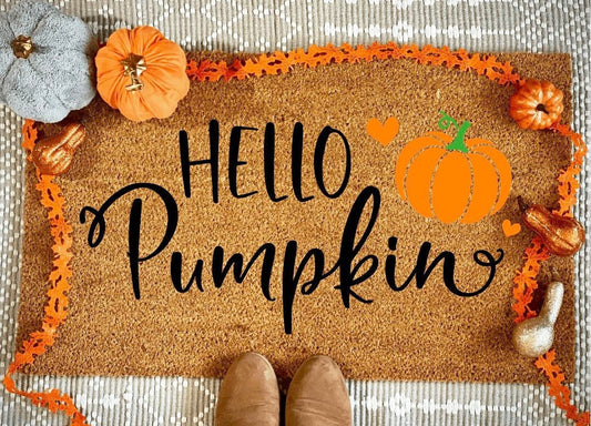 Hello Pumpkin Doormat