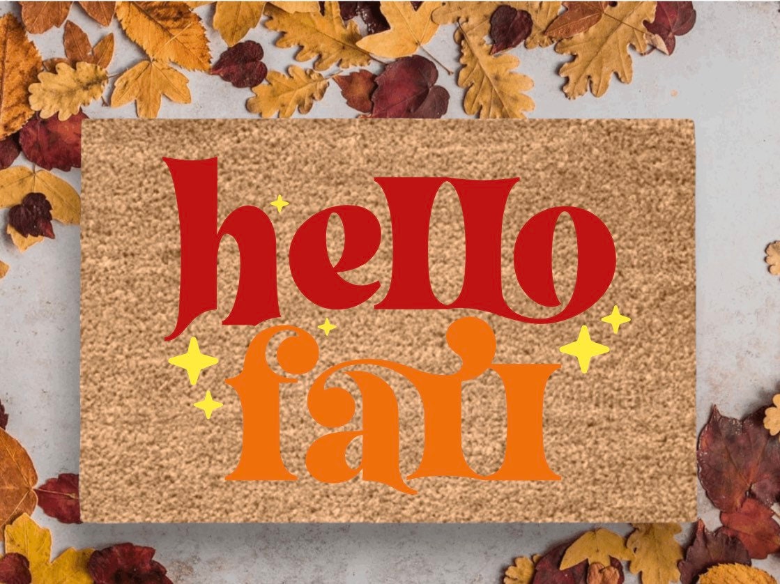 Hello Fall Doormat