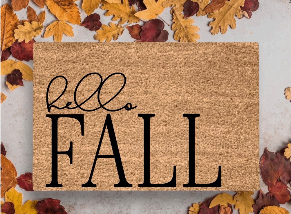 Hello Fall Doormat