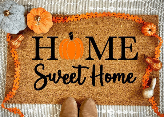 Home Sweet Home Pumpkin Doormat