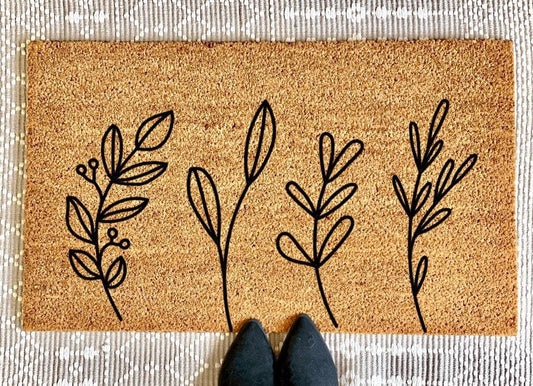 Floral Doormat