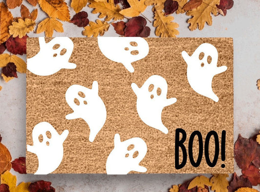 Boo Ghost Pattern Doormat