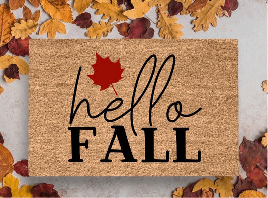 Hello Fall Doormat