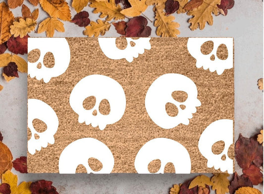 Skull Pattern Doormat