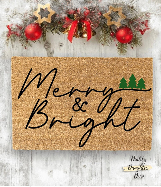 Merry & Bright Doormat