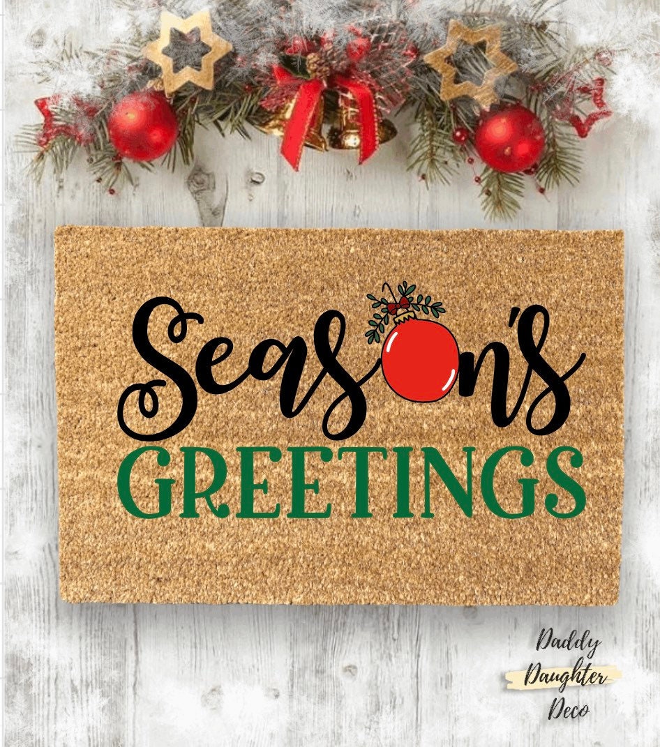 Seasons Greetings Doormat