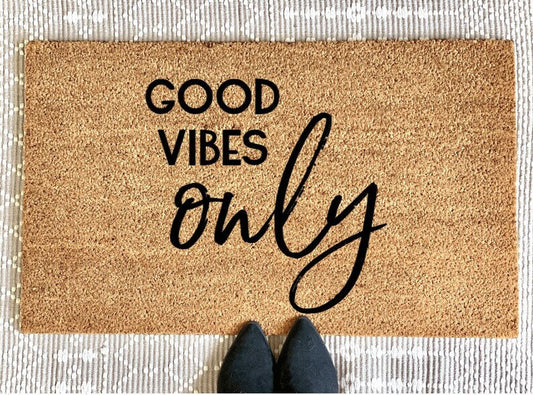 Good Vibes Only Doormat